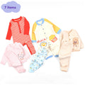 New Born Baby Winter Essentials Gift Combo 6-12 Months - 7 Items - Mix designs
