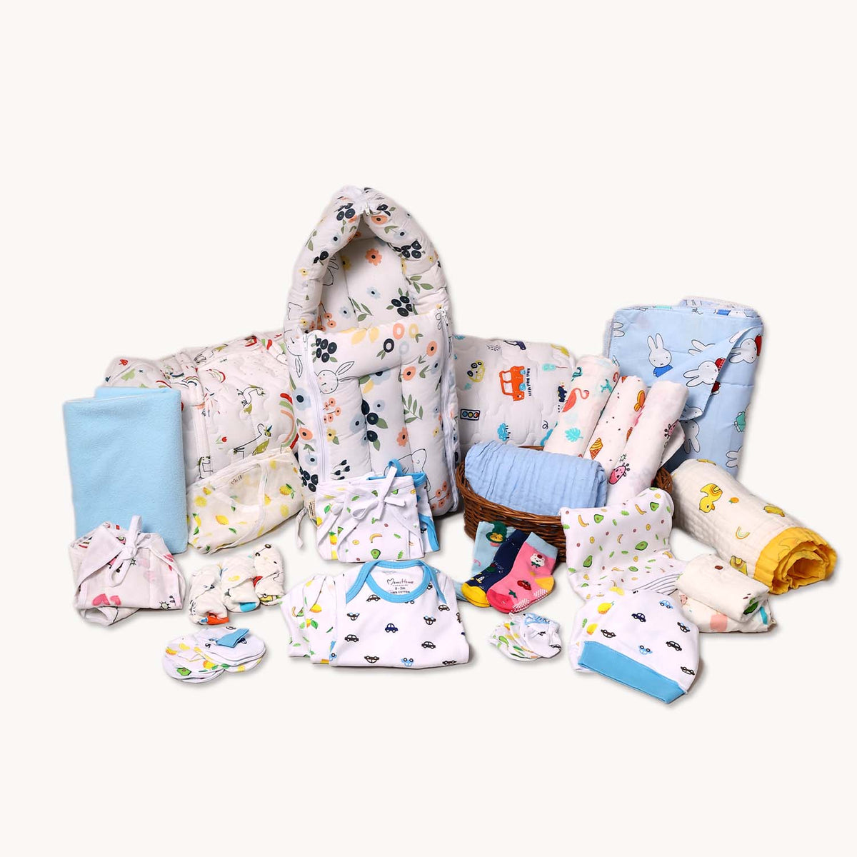 New Born Hospital Bag Essentials Combo-0-6 Months- 39 Items