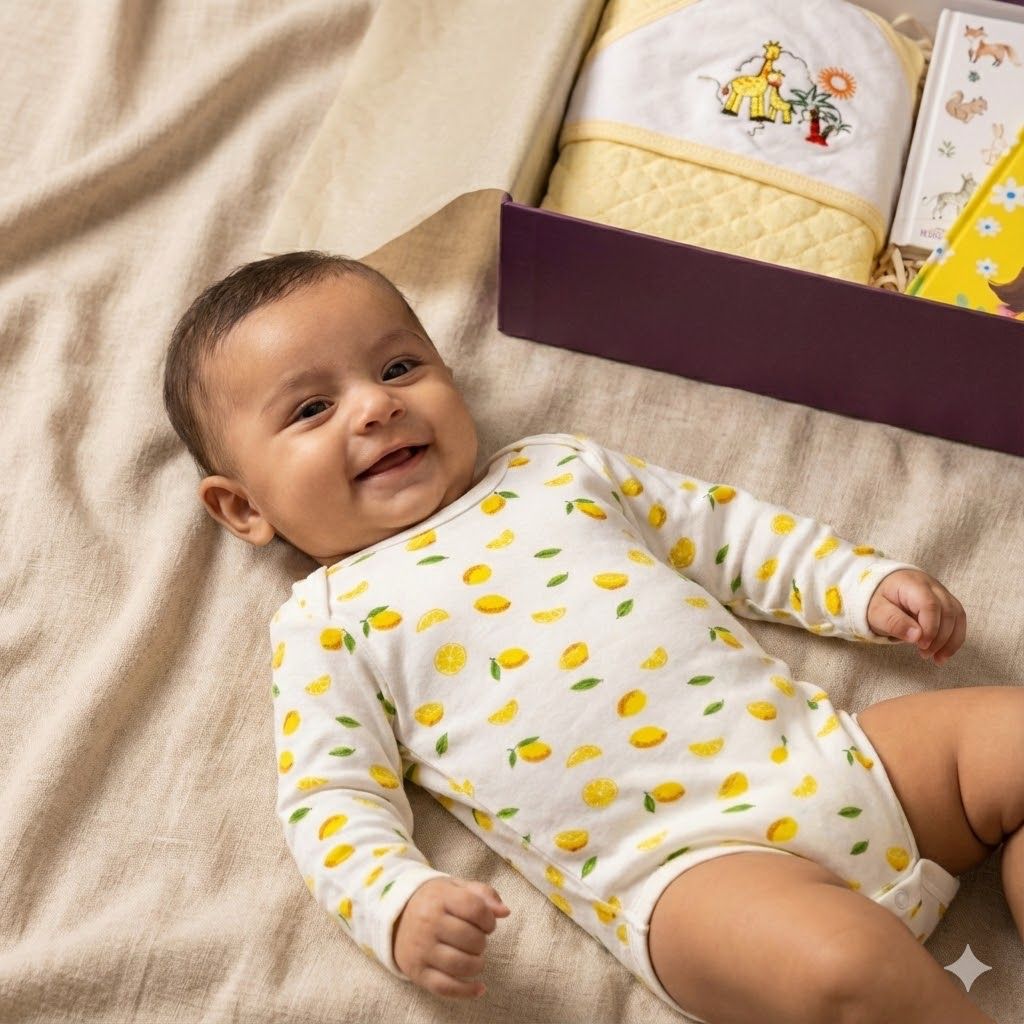 Newborn Baby Home coming Gift Set - Pack of 4