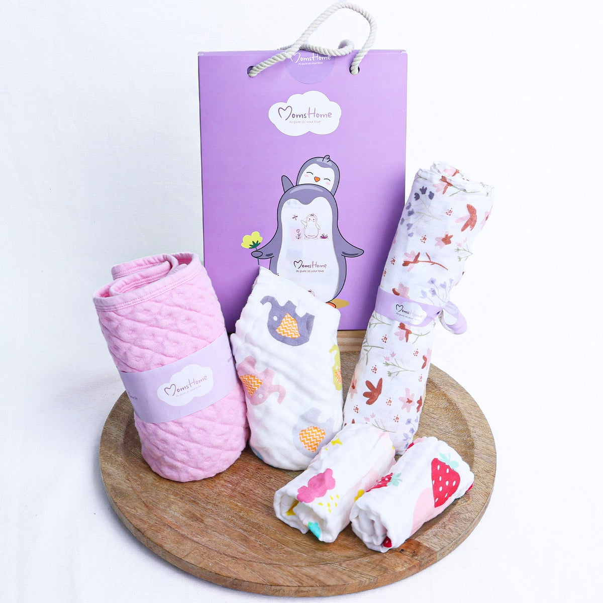 Organic Cotton Baby Essentials Gift Set