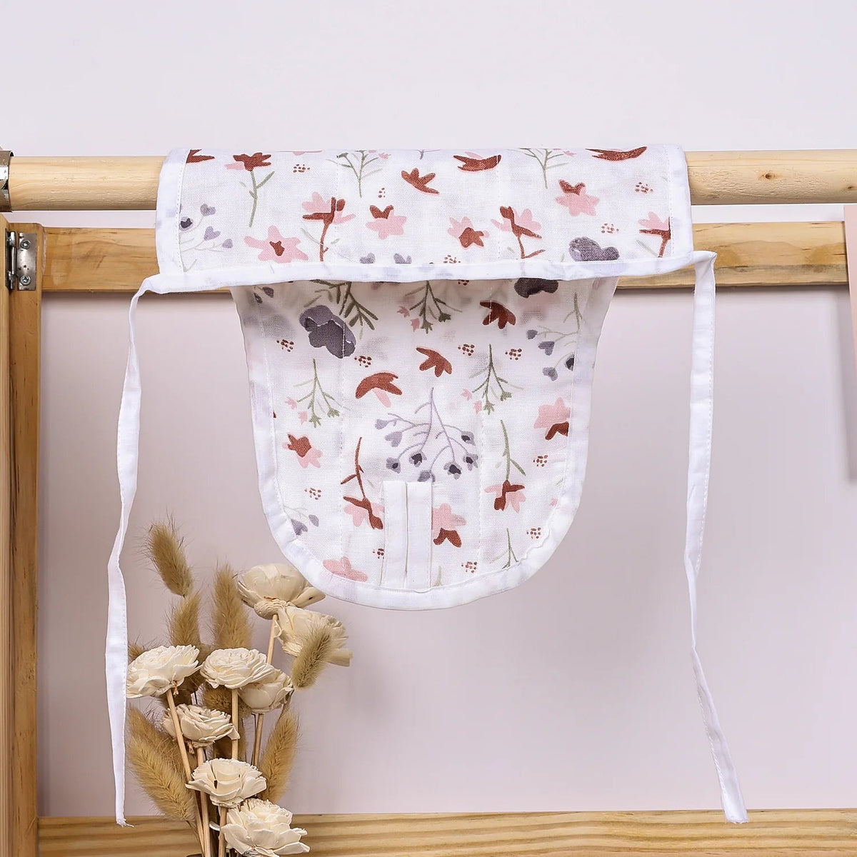 Organic Cotton Muslin Gift Combo Set For New Born Baby - Pack of 6 - Blossom