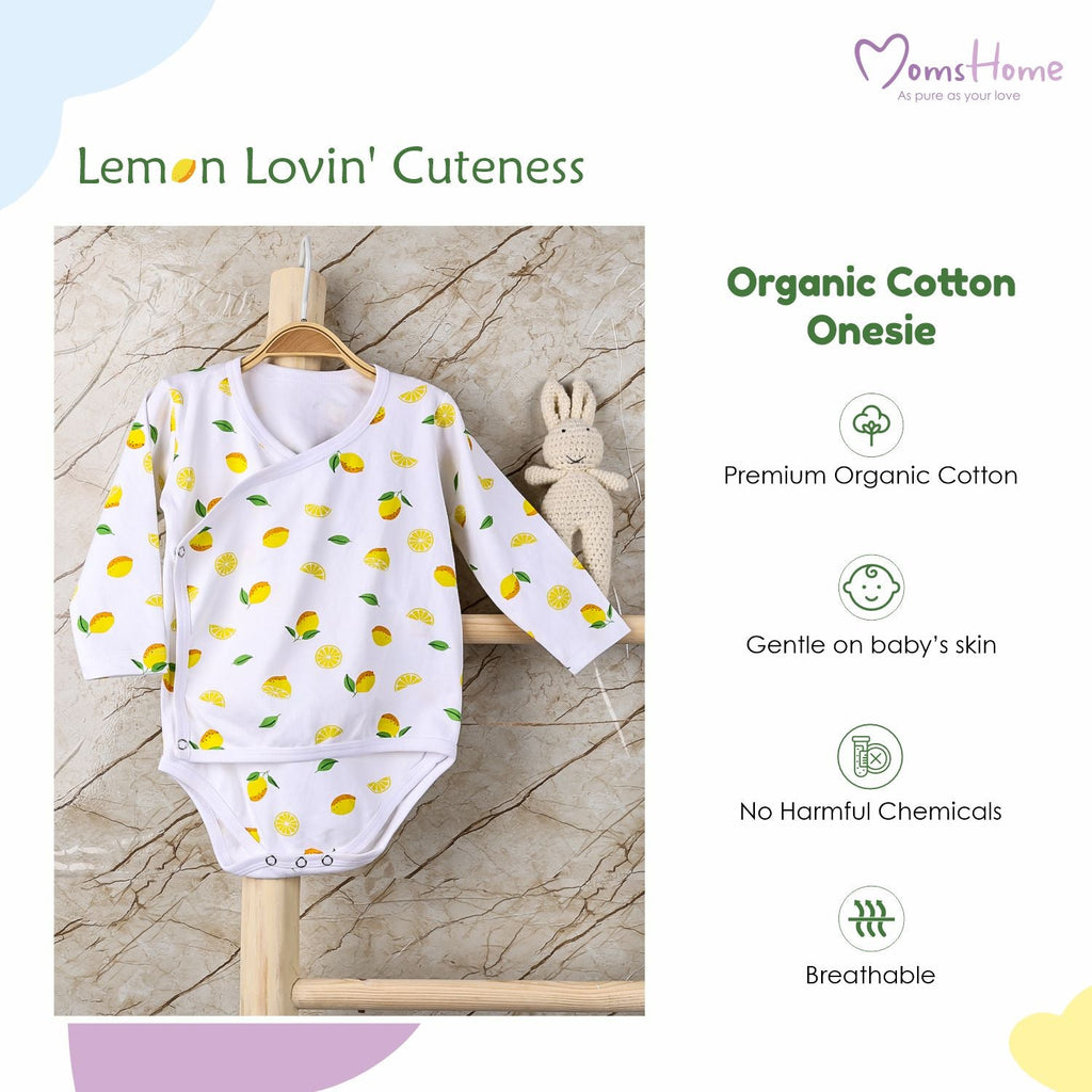 Organic Cotton New Born Baby Hospital Bag Kit - Lemon