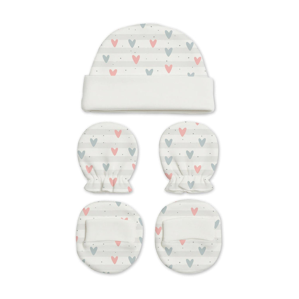 Organic Cotton Newborn Baby Clothing Set - Pack of 4