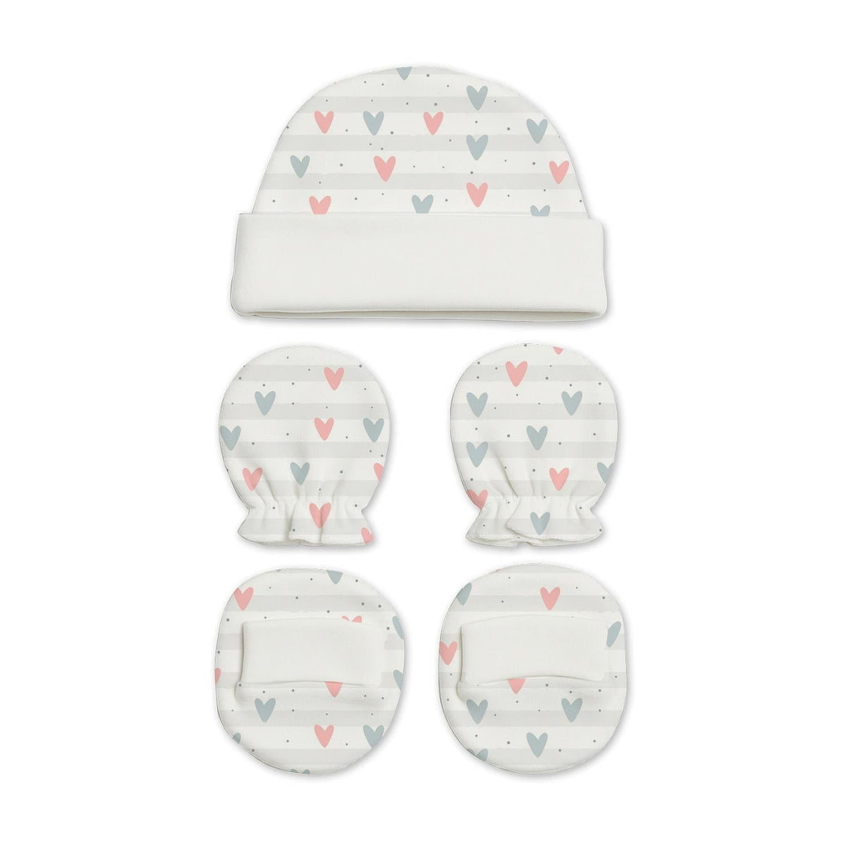 Organic Cotton Newborn Baby Clothing Set - Pack of 4