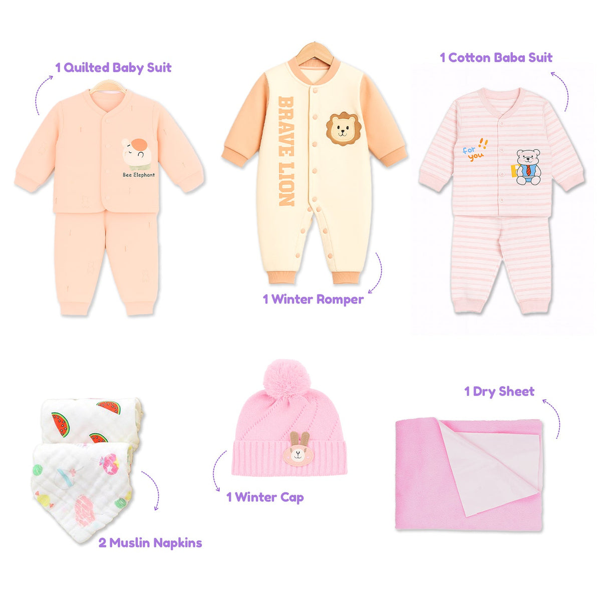 Winter Hospital Kit For Newborn Baby