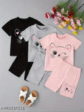 Cotton Clothing Set - Black