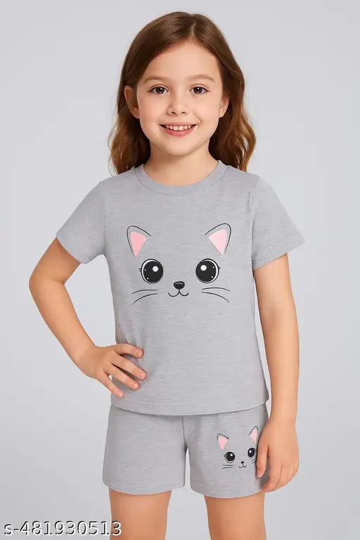 Cotton Clothing Set - Black