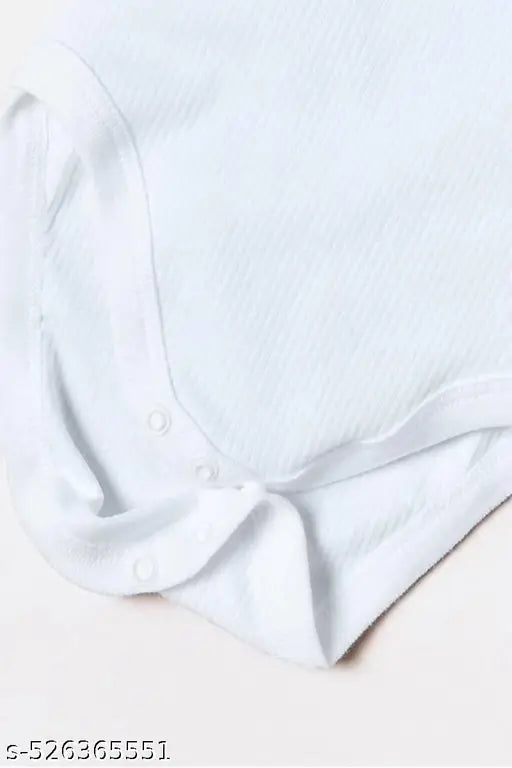 Cotton Onesies & Rompers - White