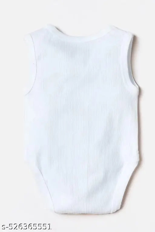Cotton Onesies & Rompers - White