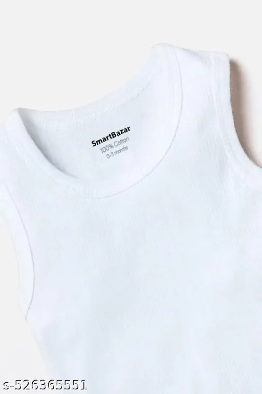 Cotton Onesies & Rompers - White