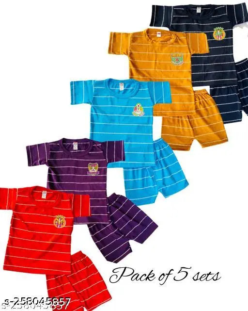 Cotton Clothing Set - Blue