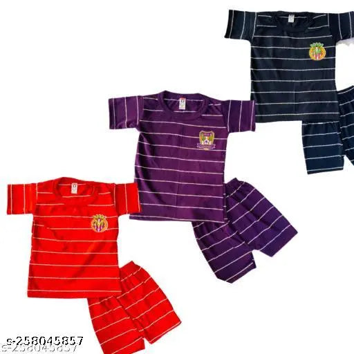 Cotton Clothing Set - Blue