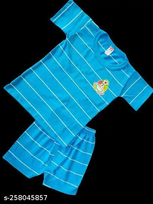Cotton Clothing Set - Blue
