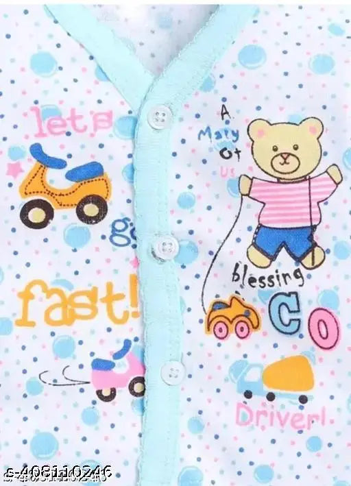 Cotton Silk Kids Clothing Set - Multicolor