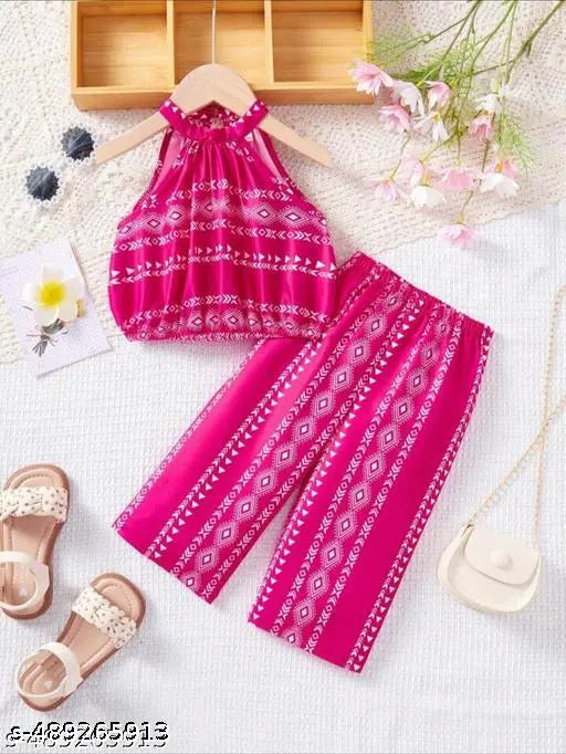 Cotton Clothing Set - Pink
