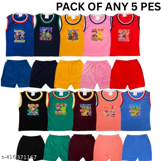 Cotton Kids Clothing Set - Blue