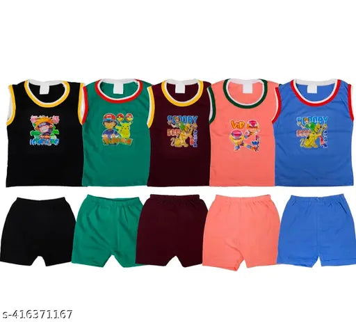Cotton Kids Clothing Set - Blue