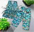 Rayon Fancy Dress - Green