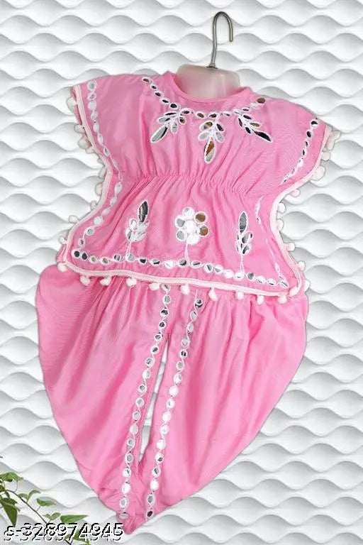 Cotton Top & Bottom Set - Pink