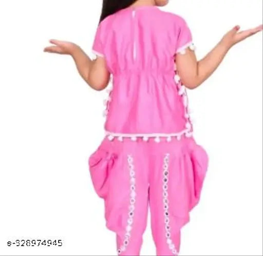 Cotton Top & Bottom Set - Pink