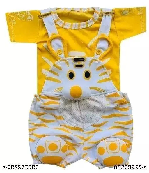 Cotton Kids Clothing Set - Yellow & White