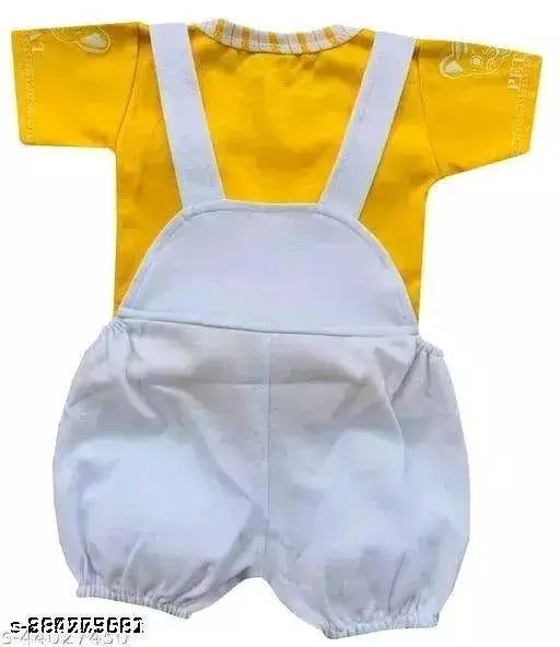 Cotton Kids Clothing Set - Yellow & White