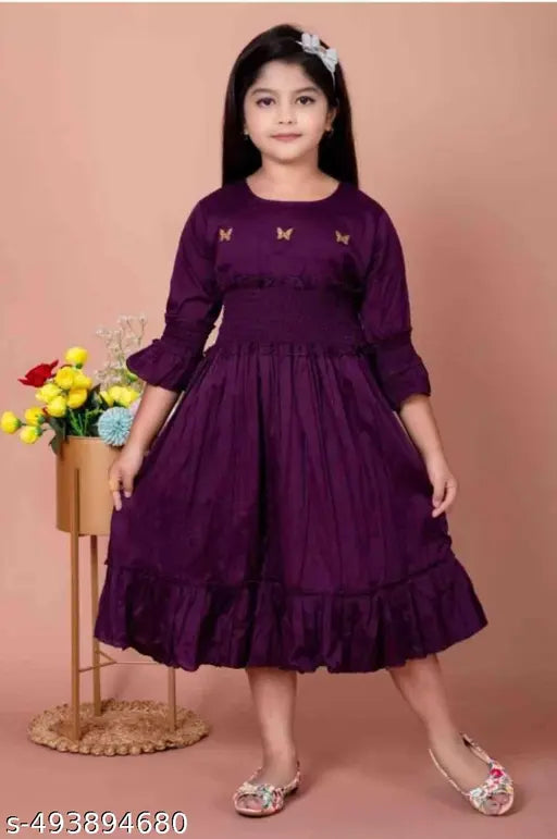 Cotton Blend Clothing - Purple