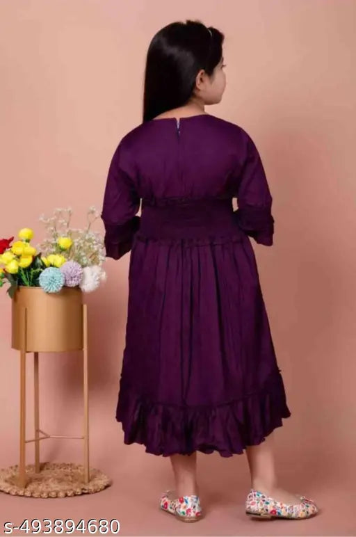 Cotton Blend Clothing - Purple