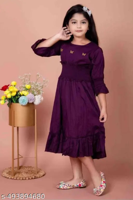 Cotton Blend Clothing - Purple