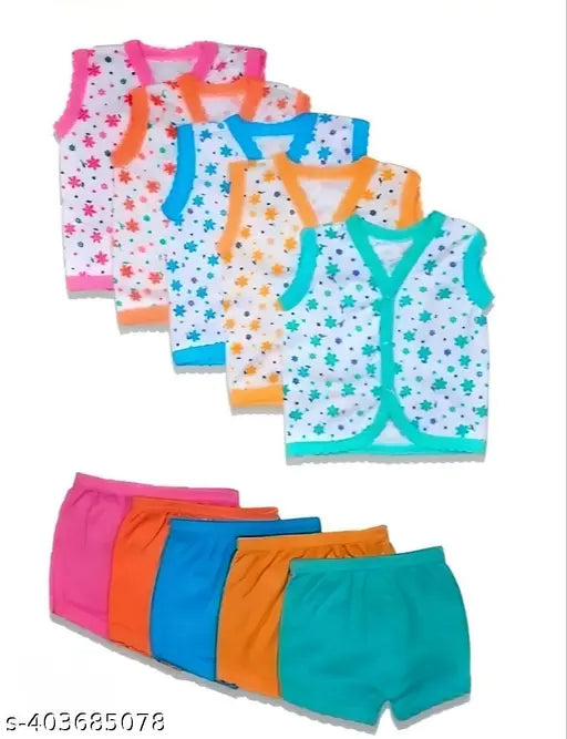 Cotton Kids Clothing Set - Multicolor