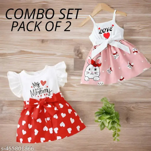 Cotton Frocks & Dresses - Multicolor