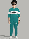 Cotton Blend Boys Clothing Set - Green