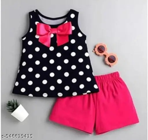 Cotton Blend Frocks - Pink